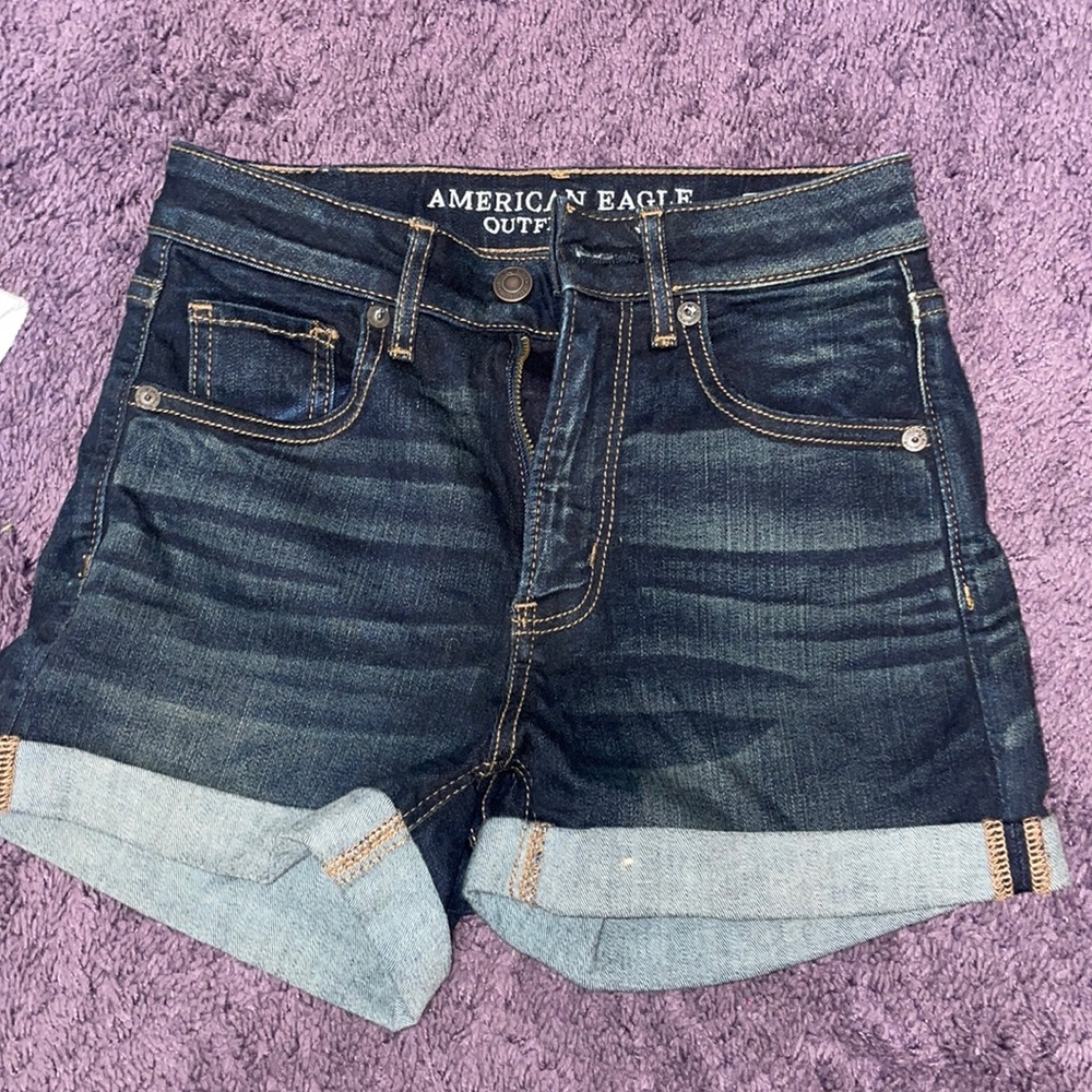Jean shorts size 0 American eagle